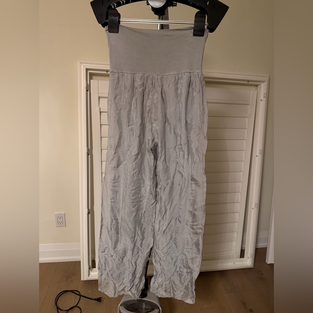 Elegant Light Gray Women's Jumpsuit